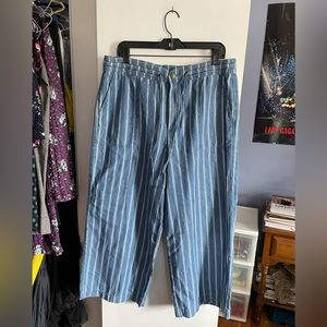 American Eagle Striped Cotton Culottes NWT